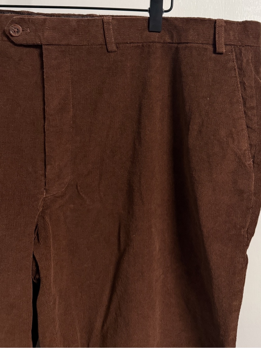 Lauren Ralph Lauren Men’s 46x32 Brown Wide Wale Corduroy Pants Straight Leg - Picture 2 of 12